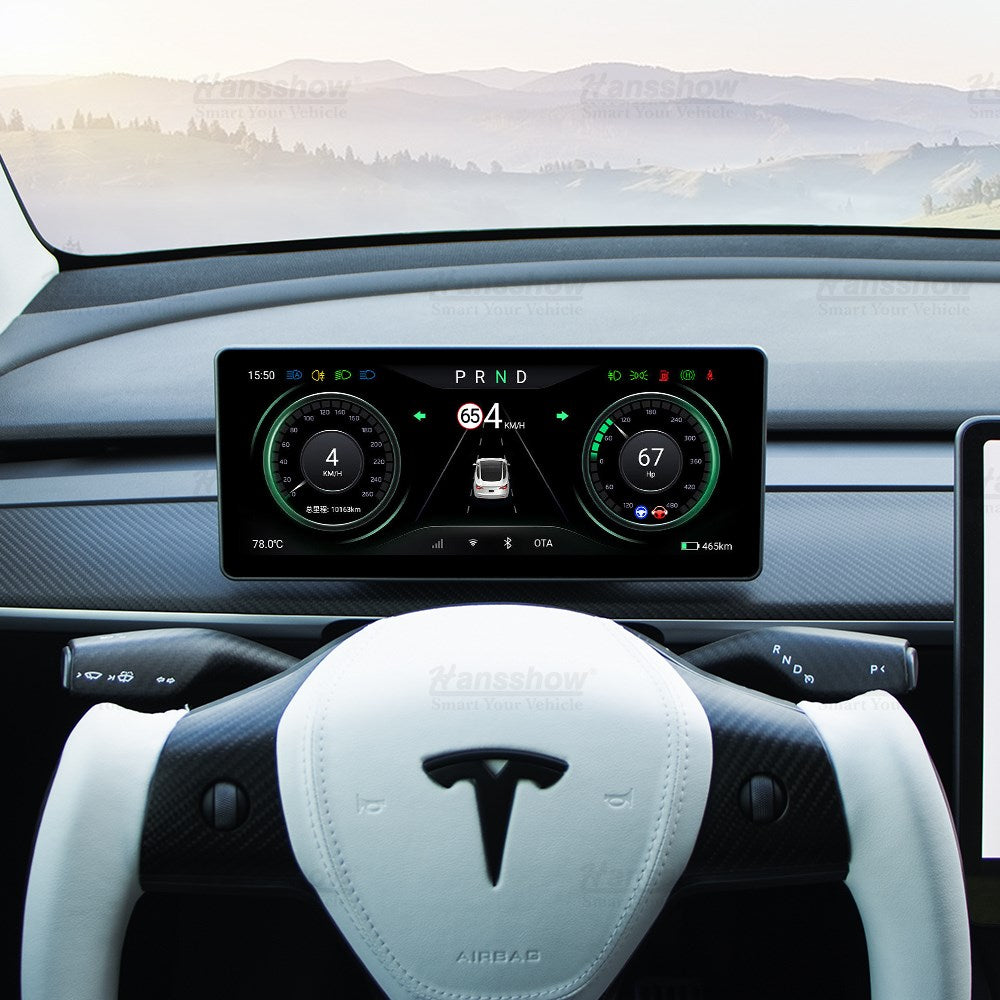 Tesla Model Y / Model 3 Android 4G  64 GB 10,25 inç  Gösterge Heads Up Display