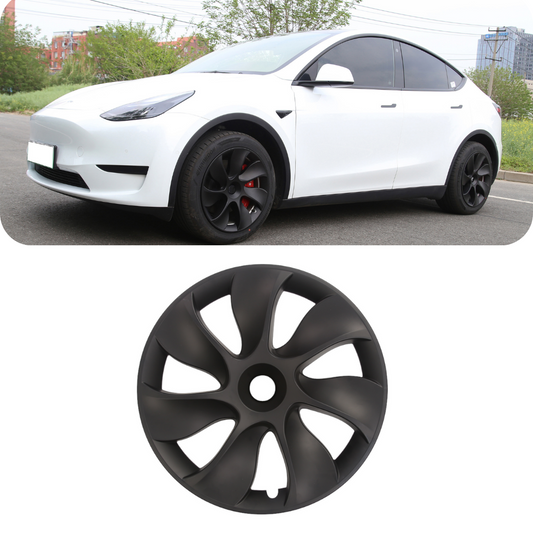 Tesla Model Y RADIANT Jant Kapağı Seti 19 İnç, Mat Siyah Renk Seçeneği İle (4 Adet Set Olarak Satılmaktadır.)